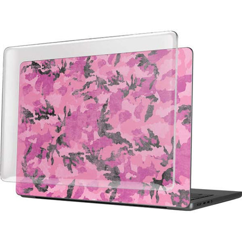 Pink Camouflage MacBook Pro 14in (2021-24) Case plus Skin